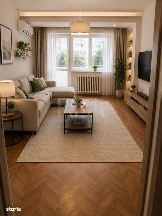 4 camere Pantelimon-Piata Delfinului decomandat, et. 2, 85 mp — fotografia 1