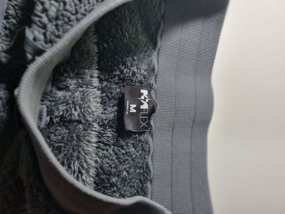 Popflex Active- Grey Faux Sherpa Shorts-M размер