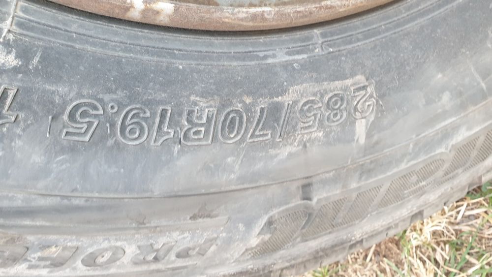 Джанта с гума 285 70 19 дот 16 кордиант