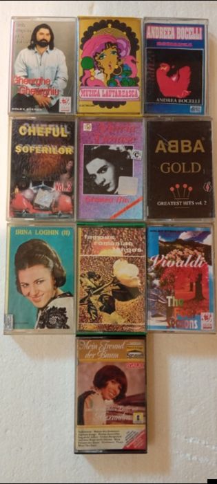 Vand loturi casete audio si cd uri cu manele populara dance
