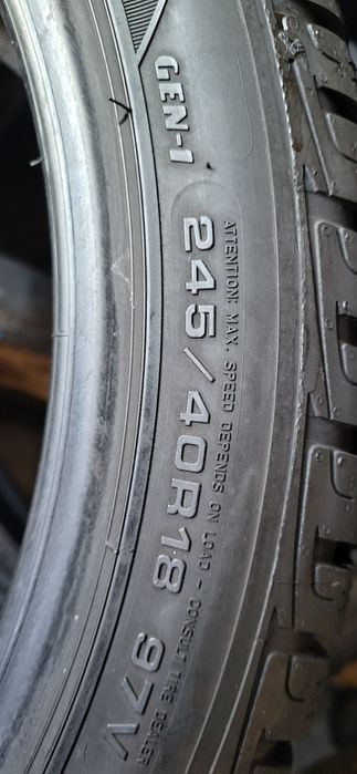 2 anvelope 245 40 18 goodyear ug performance 2018 7mm