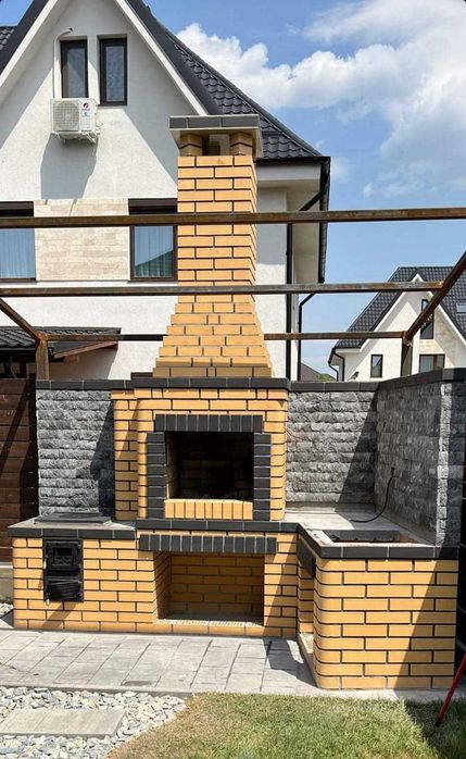 Caramida Clinker Galbena  pentru Zidarie Fatade, Gratare de Gradina