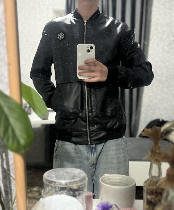 кожаная куртка PHILIPP PLEIN