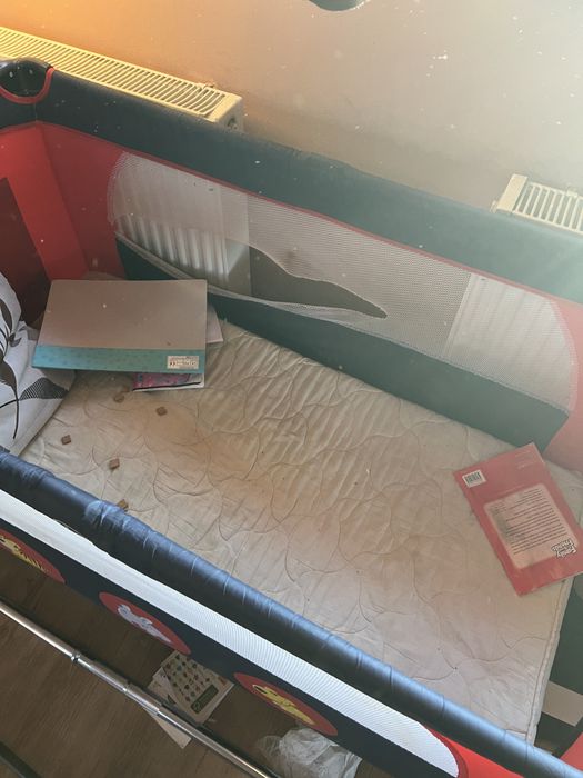 Pătuț pentru copil + saltea ortopedică – 125 lei (folosit)
