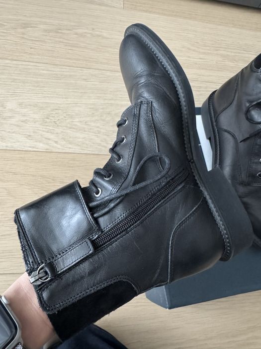 Zara дамски боти ест. кожа- 37 номер