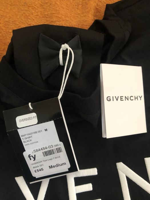Givenchy Text Logo T-shirt Men
