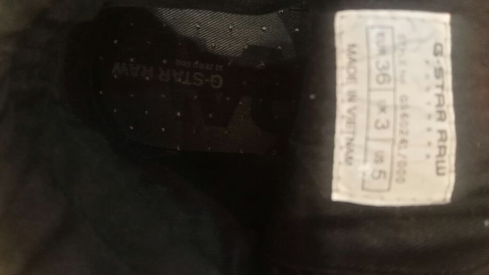 G-star висок кец, запазени, кожени