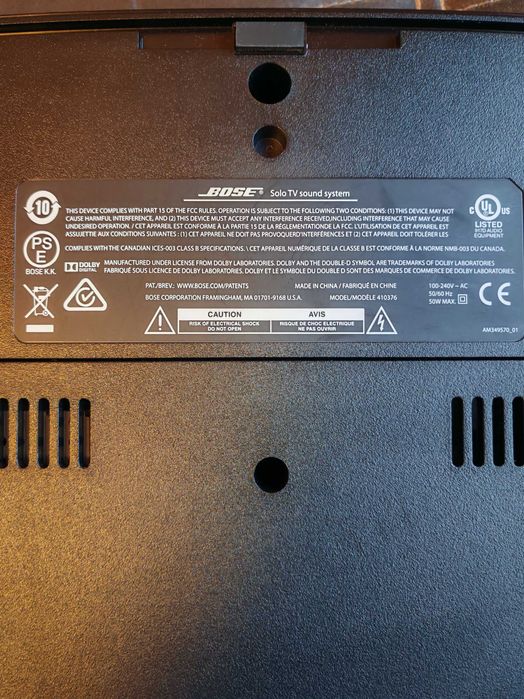 Bose Solo TV саундбар