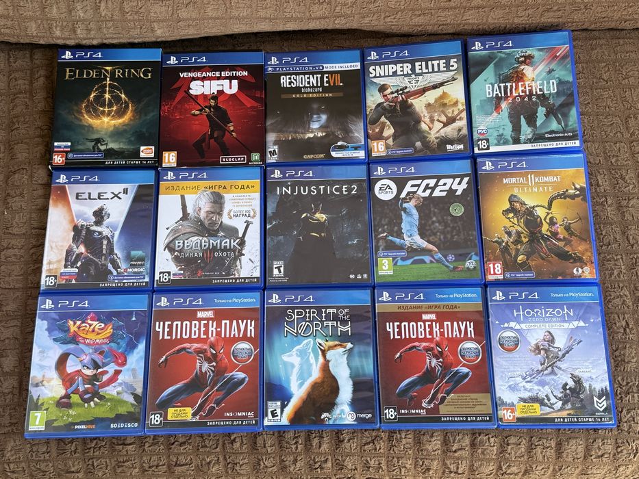 Игры на playstation 4 диск пс 4 в ассортименте