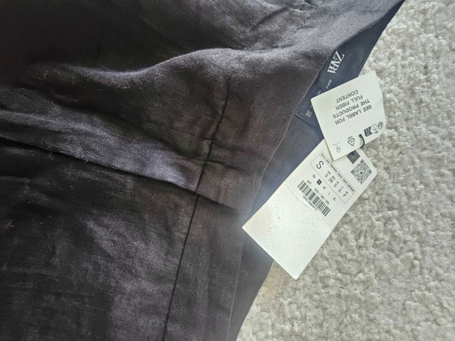 Нов 100% ленен панталон ZARA