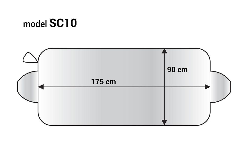 сенник термо защита за автомобил за челно стъкло amio 175/90см ...