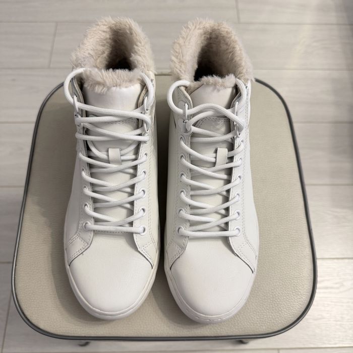 Зимние ботинки, бренд Lacoste, белые, 39 размер