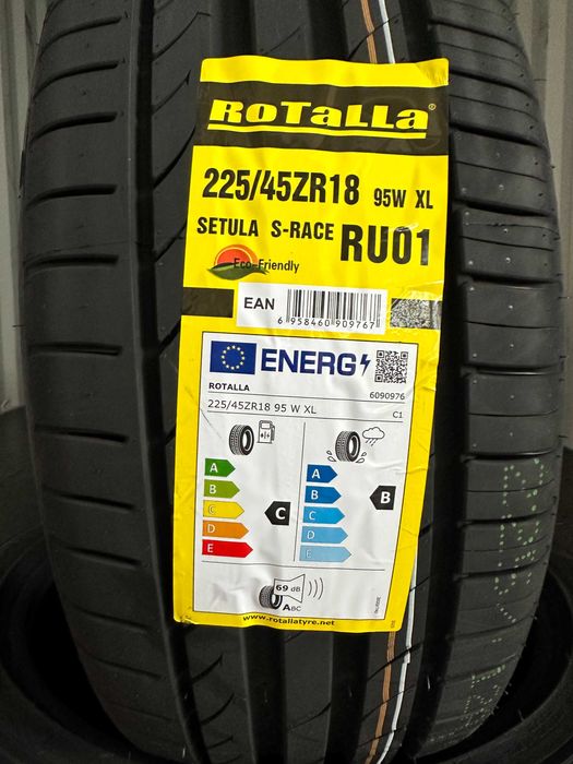 Нови Летни Гуми ROTALLA SETULA S-RACE RU01 225/45R18 95W XL Нов DOT