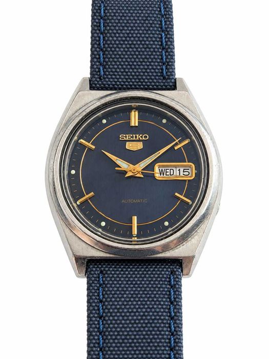 Seiko 5 Automatic 7S26-8760 – винтидж 1996 г., син циферблат