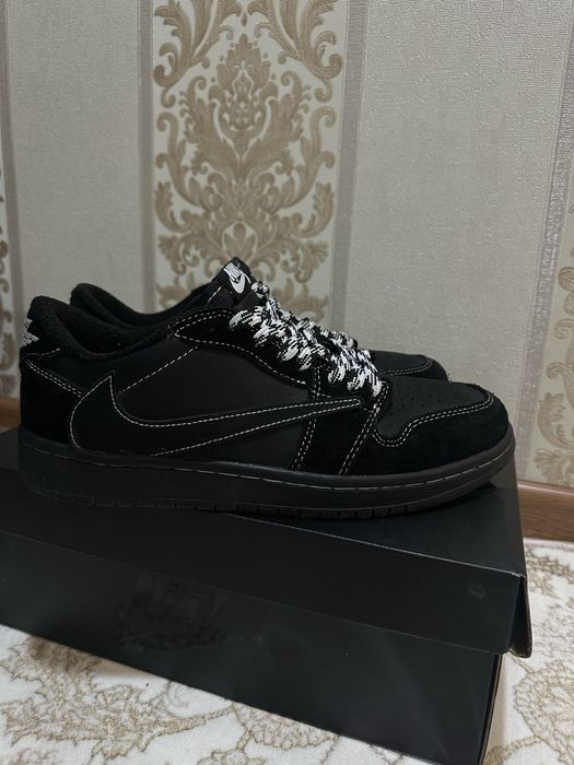 Кроссовки nike travis scott black phantom