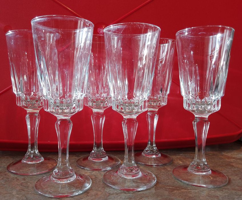 6 кристални чаши за ракия