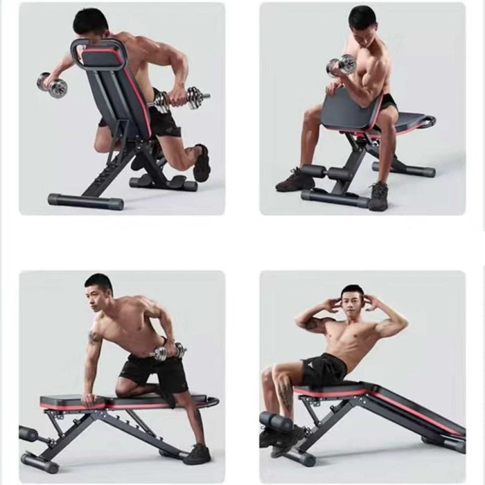 Скамья для пресса, гантели многофункциональная