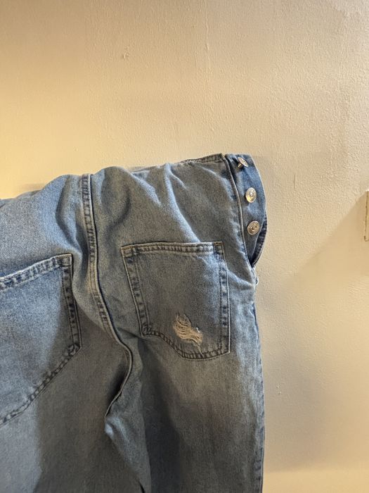 Salopeta denim pantaloni lungi