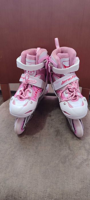 Детски регулируеми ролери LONG FENG с алуминиева конструкция размер 31-34