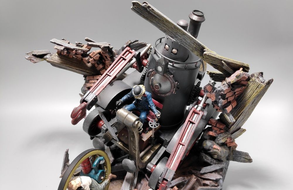 Diorama, figurina, statueta - Steam Boy - Movie Realization - Bandai
