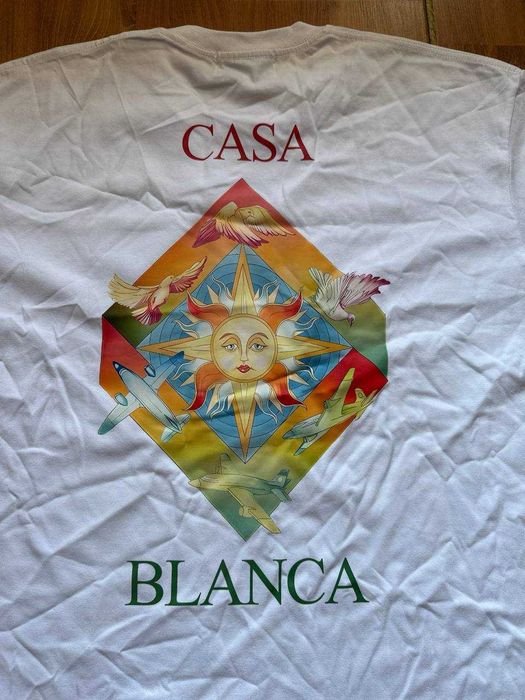 Tricou CasaBlanca cu eticheta (nu Nike, Gucci, Adidas, Balenciaga)