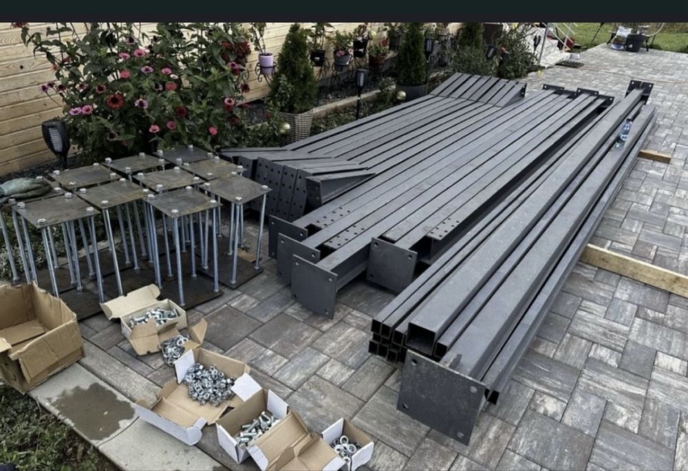 OFERTA stoc hala 10x20x4 ipe 160 structura metalica noua completa