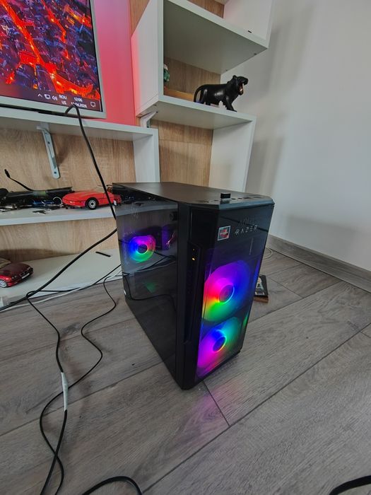 Pc gaming garantie full  amd ryzen, rx570, 16gb ddr4 3200, ssd 256+500