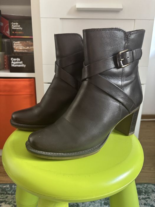 Botine, ghetute elegante piele naturala ECCO 39