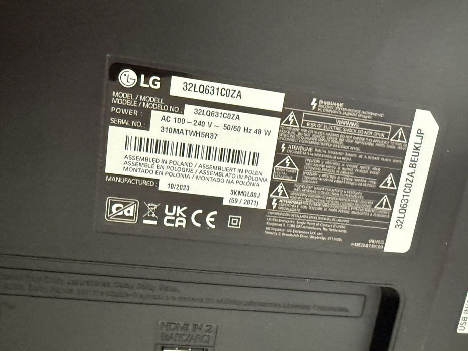 LG tv smart wifi diag 80 cm impecabil ca nou !