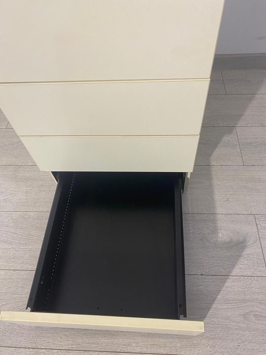 Rollbox cu 5 Sertare 43X60 cm; Mic Dulap Birou Cub; Noptieră