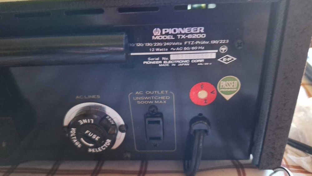 Tuner, radio Pioneer TX-6200 VINTAGE.