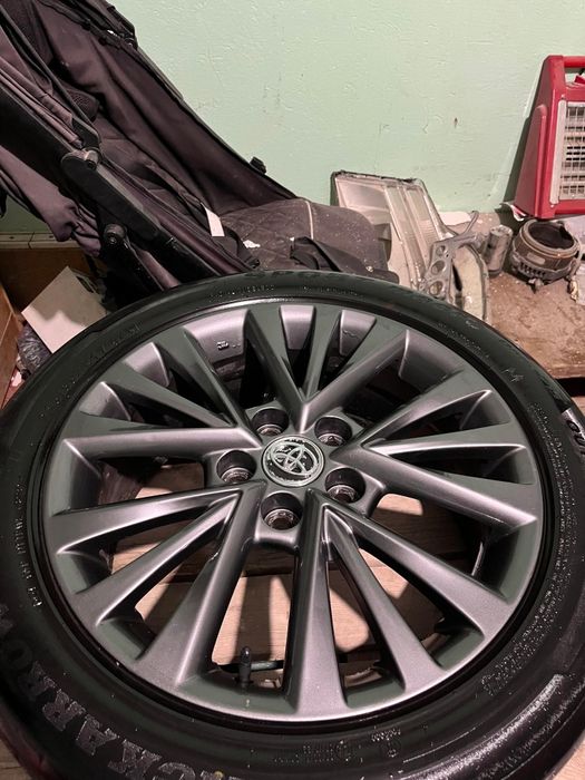 Диски титанки шины летние R 17