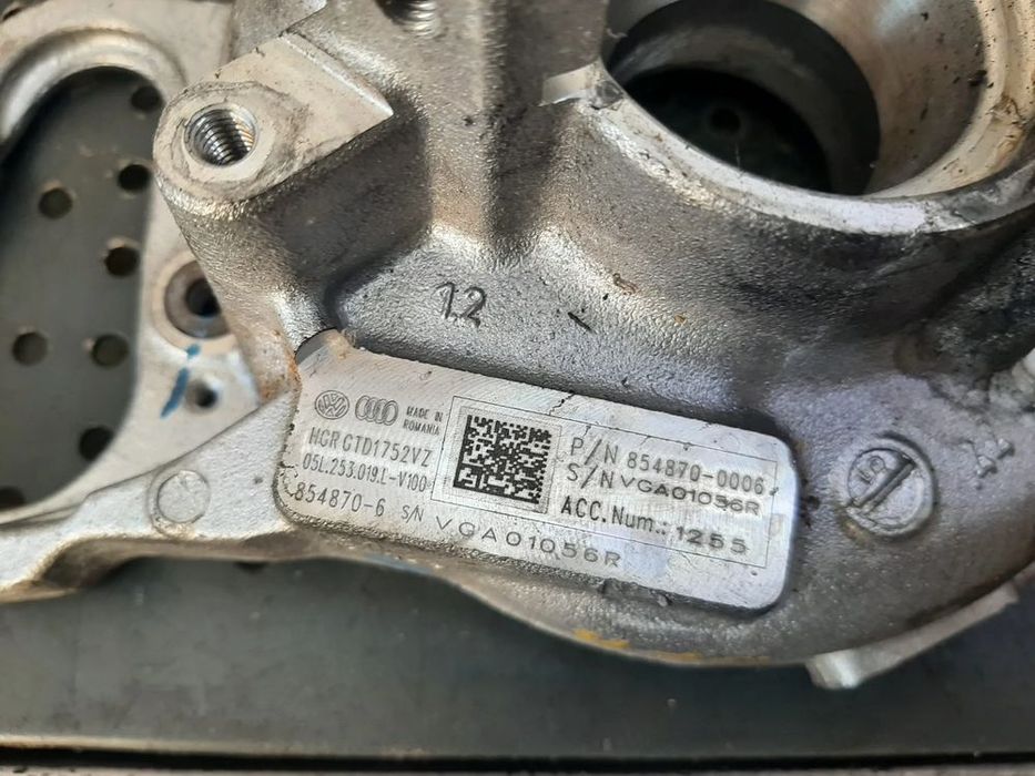 capac turbina audi a6 c8 4k  2.0 tdi dfb  05l253019l 854870-0006
