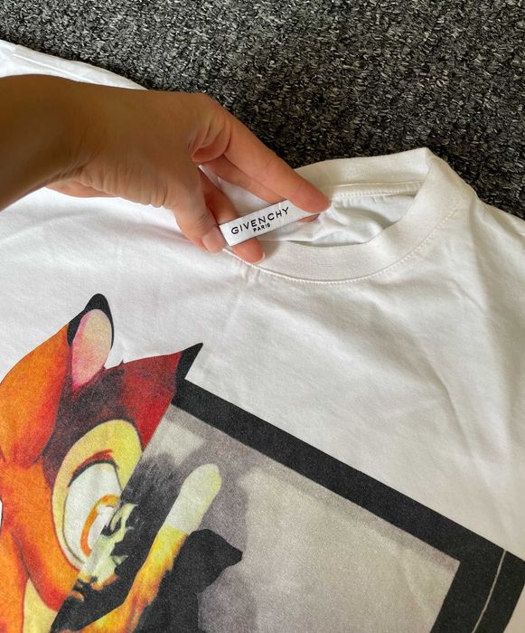 Тениска с бамби Givenchy