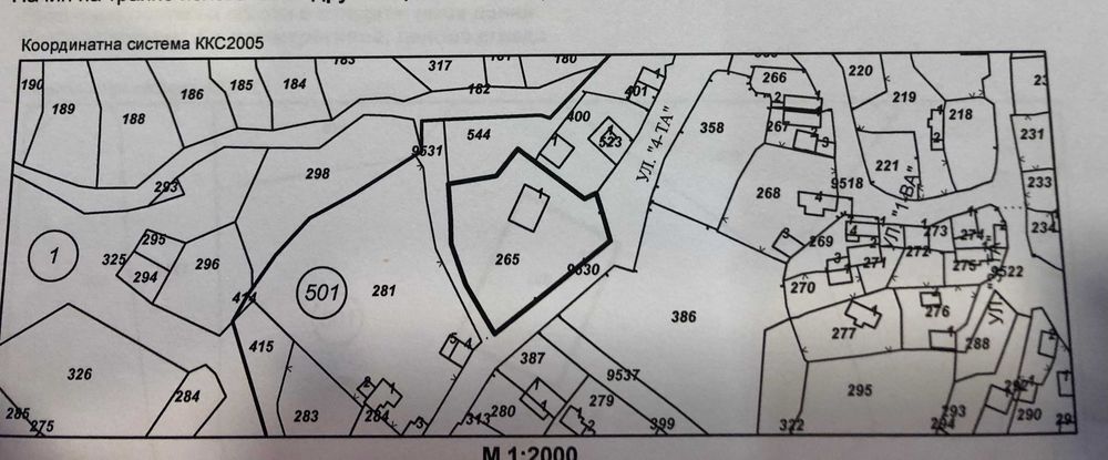 Продава се Парцел в с. Жребичко, Област Пазарджик - 1781 кв.м за 51 €/кв.м - Снимка #2