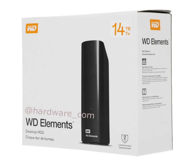 WD Elements 14TB. Новый! В упаковке! Из США!