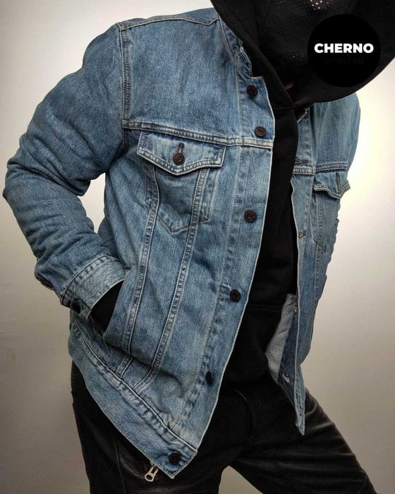 Мъжко синьо дънково яке LEVI’S Trucker Denim Jacket – размер L