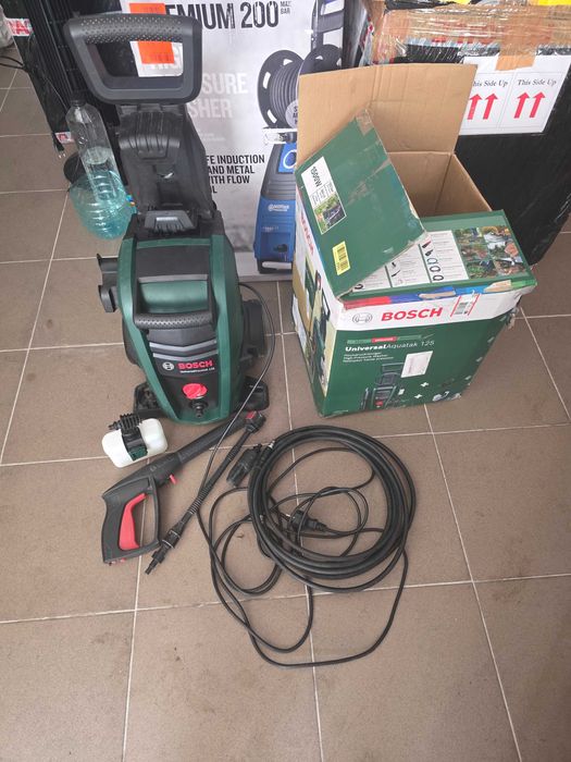 Aparat de spalat cu presiune, Bosch Aquatak 125 P, 1500 W, 125 bari, 360 l/h, furtun 5 m