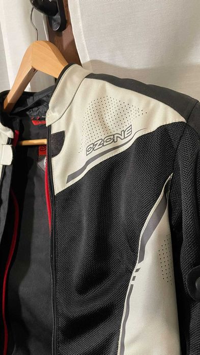 Geaca moto dama textil Ozone Jet II + protectie spate REV’IT