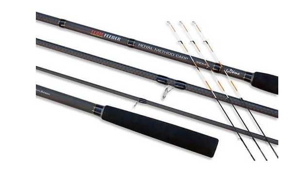 Set 2 Buc LansetaTeam Feeder By Dome Royal Method Carp 3.90m/35-80g cu Mulineta feeder Team Feeder Fine Carp 6000
