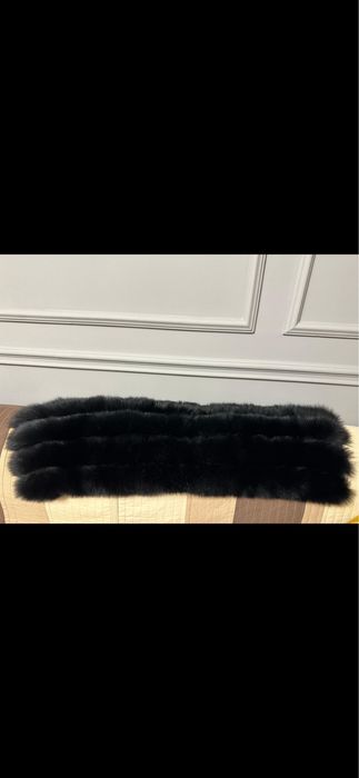 Blana de vulpe neagra marime S
