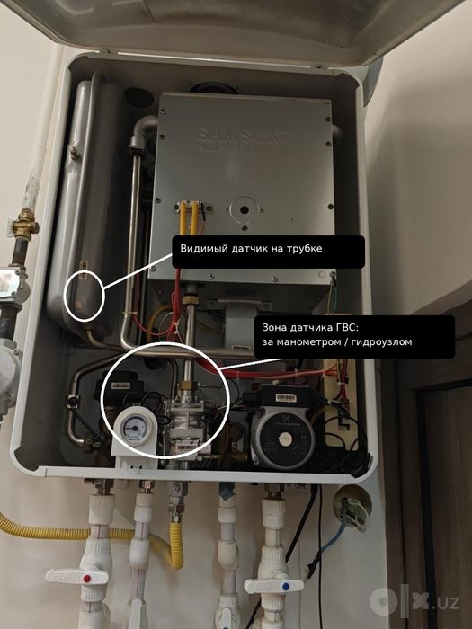 Установка двухконтурных котлов и газовых колонок