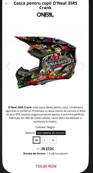 Casca fullface O’Neal Downhill MTB / Motivross COPII