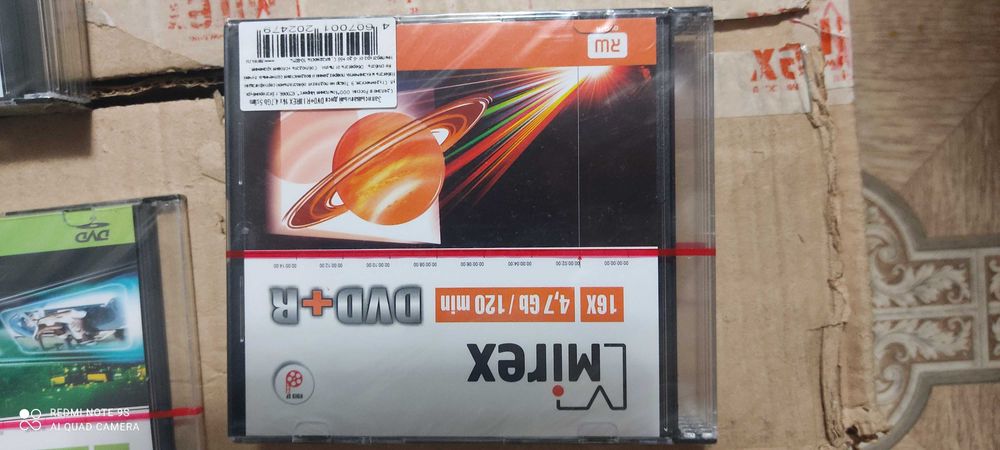 DVD\CD R\RW диски в боксах