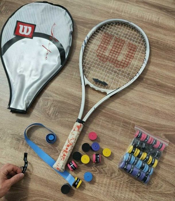 Set 3 benzi racheta tenis , reparatie racheta tenis