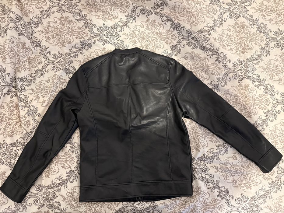 Мъжко кожено яке Primark – Размер S (Ново, с дефект)