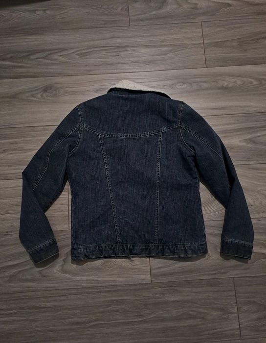 Geaca de blugi inblanita Guess Jeans