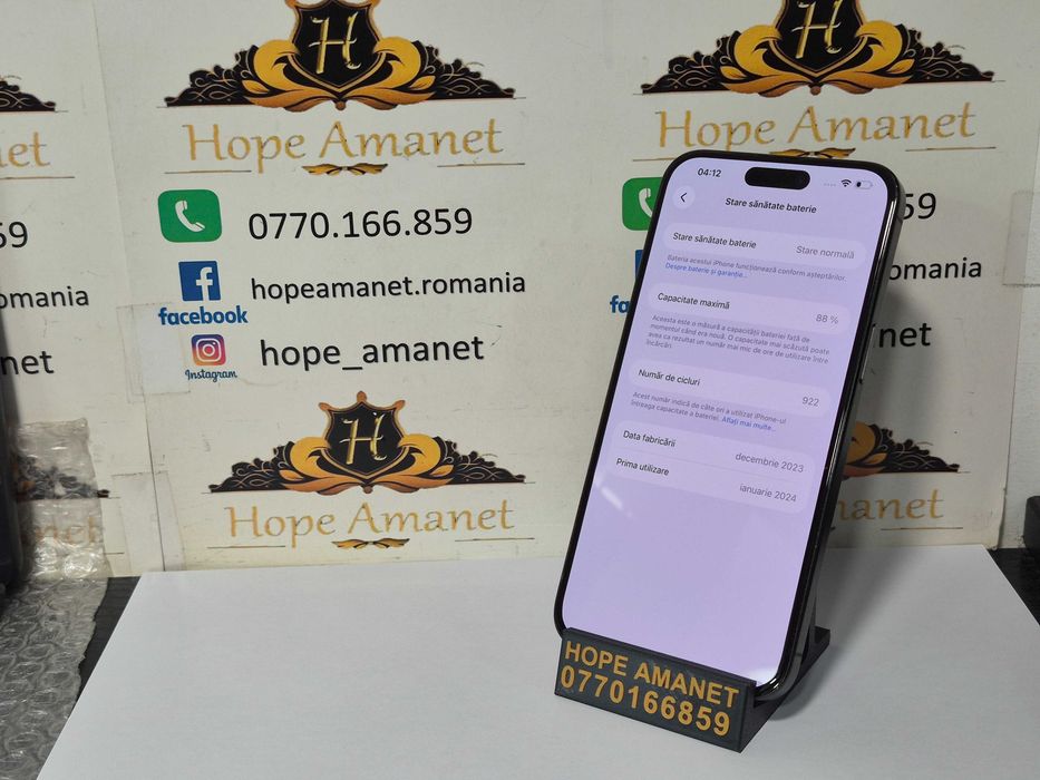 Hope Amanet P10/iPhone 15 Pro Max 256GB