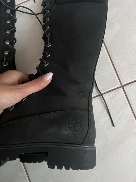 Ботуши Timberland, естествен набук