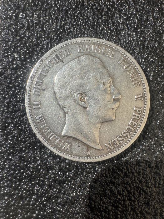 Funf Mark 1895 (A) Ag 900